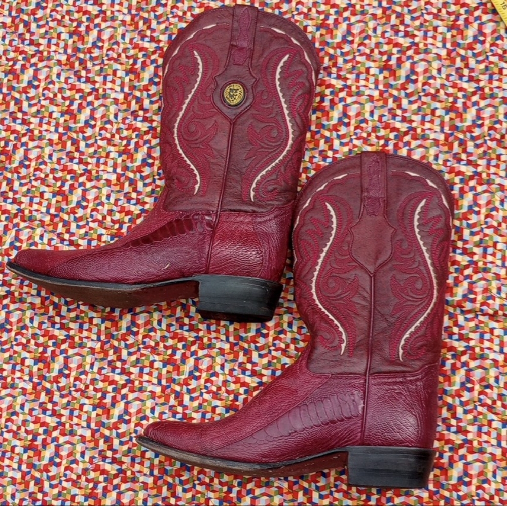 Lamasini Cowboy boots Reptile/Leather made in Mexico (pre-loved) - Picture 6 of 14